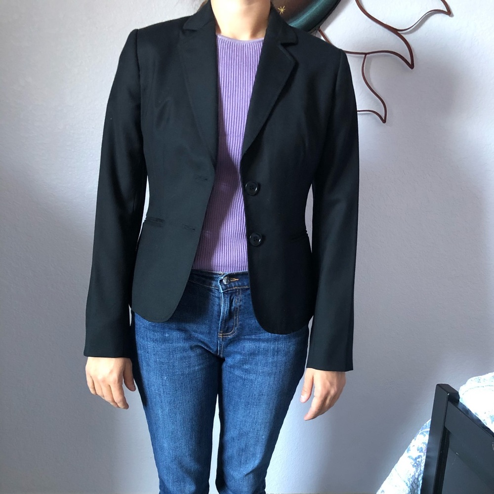 Banana Republic Black Classic Blazer